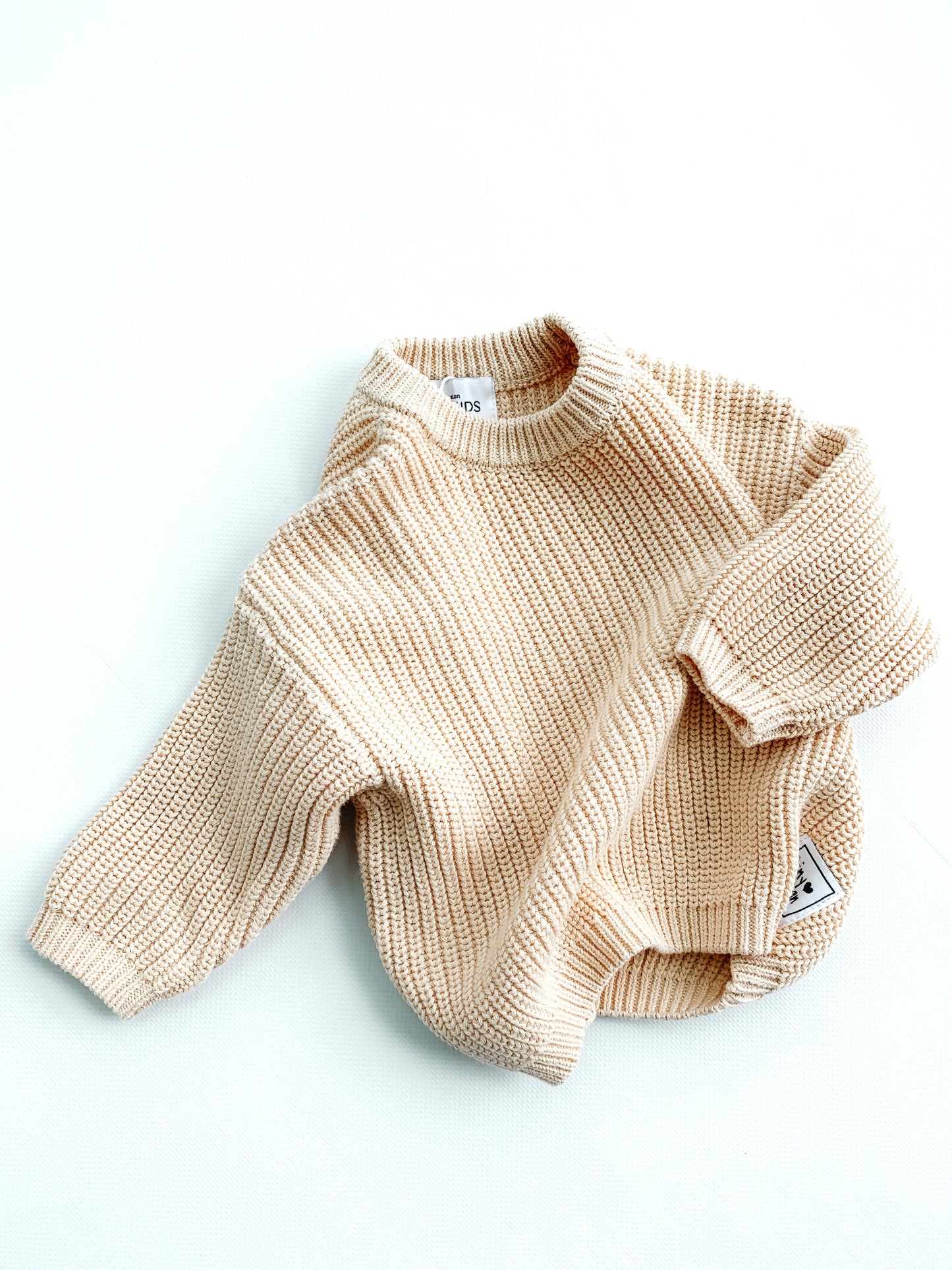 knit sweater | oatmeal