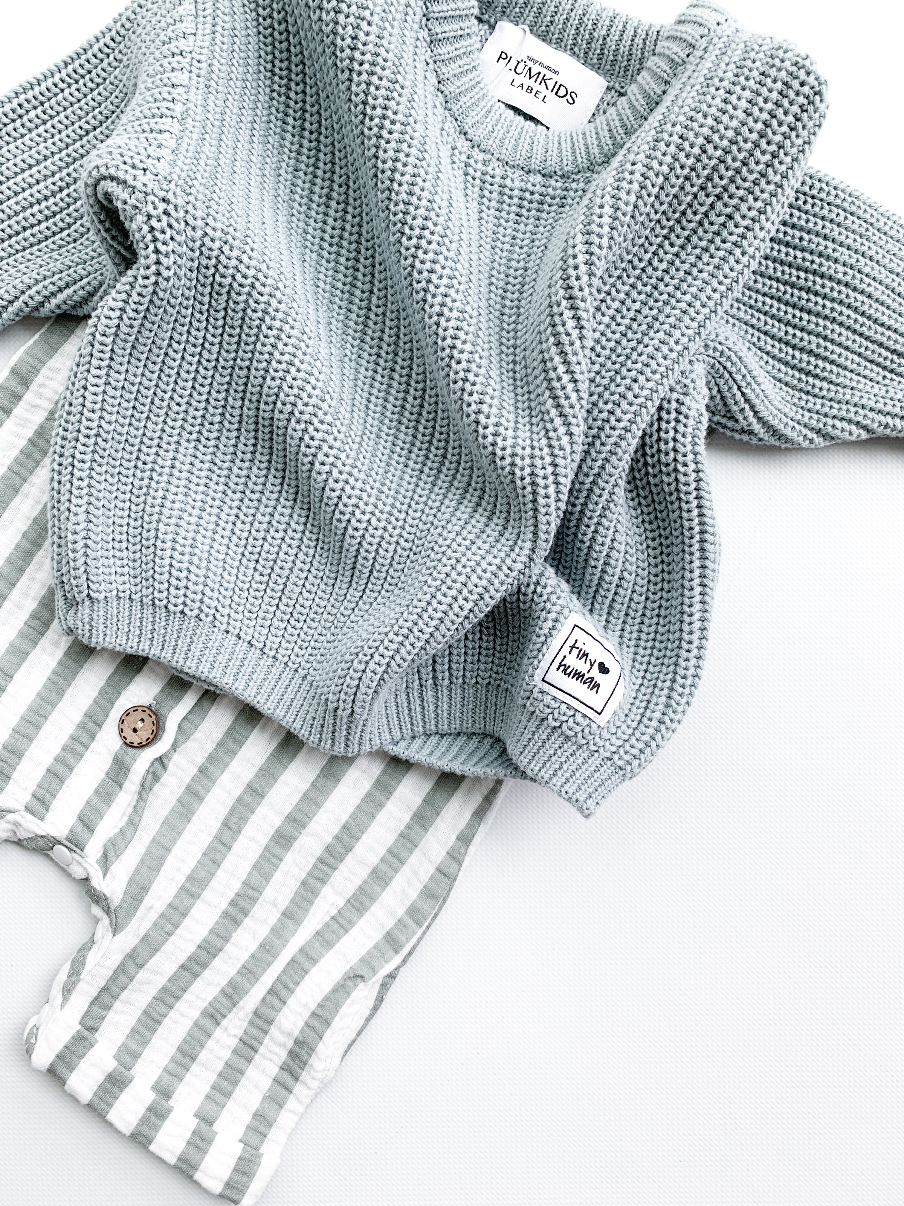 knit sweater | seafoam