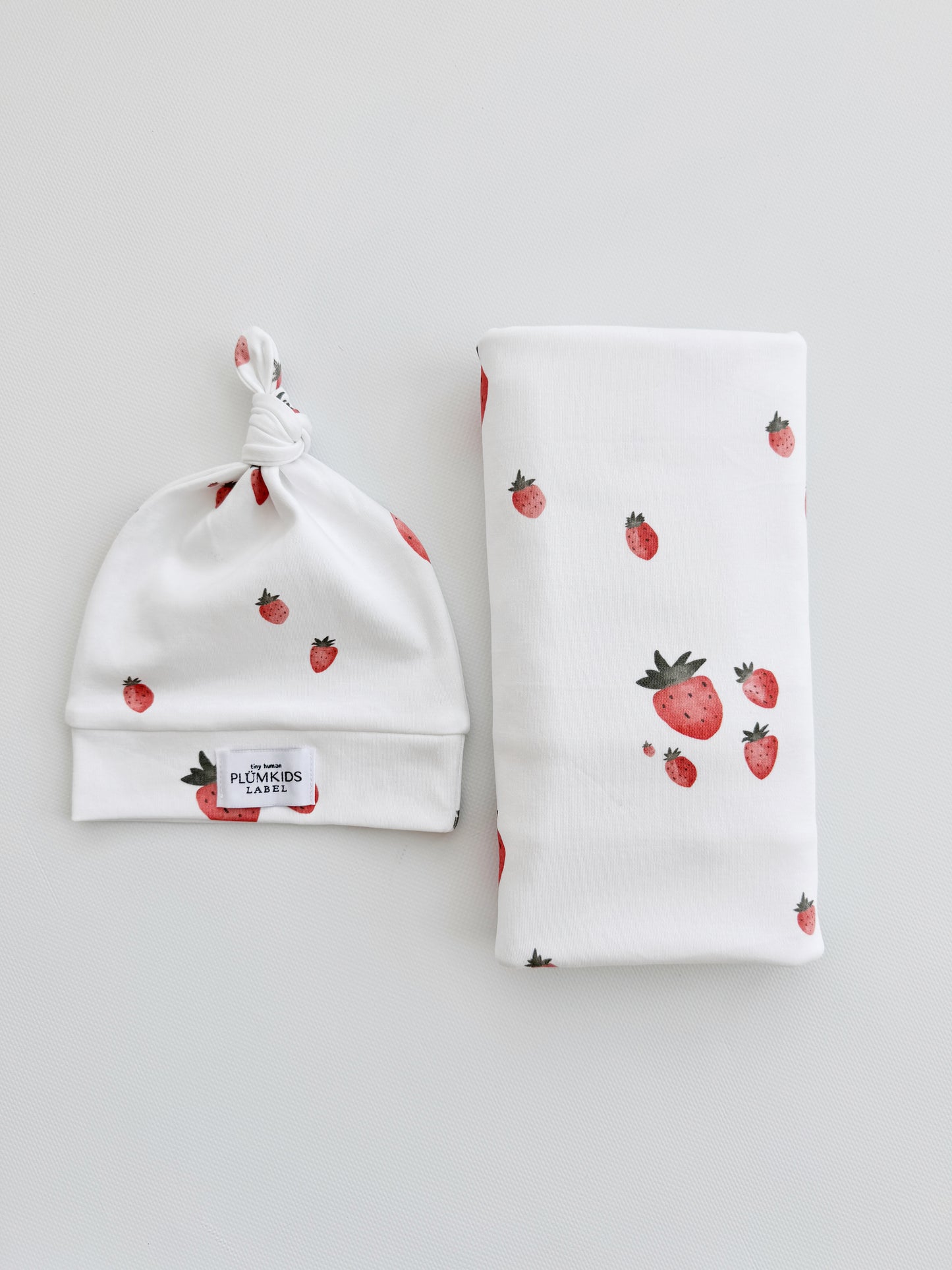 baby swaddle & hat