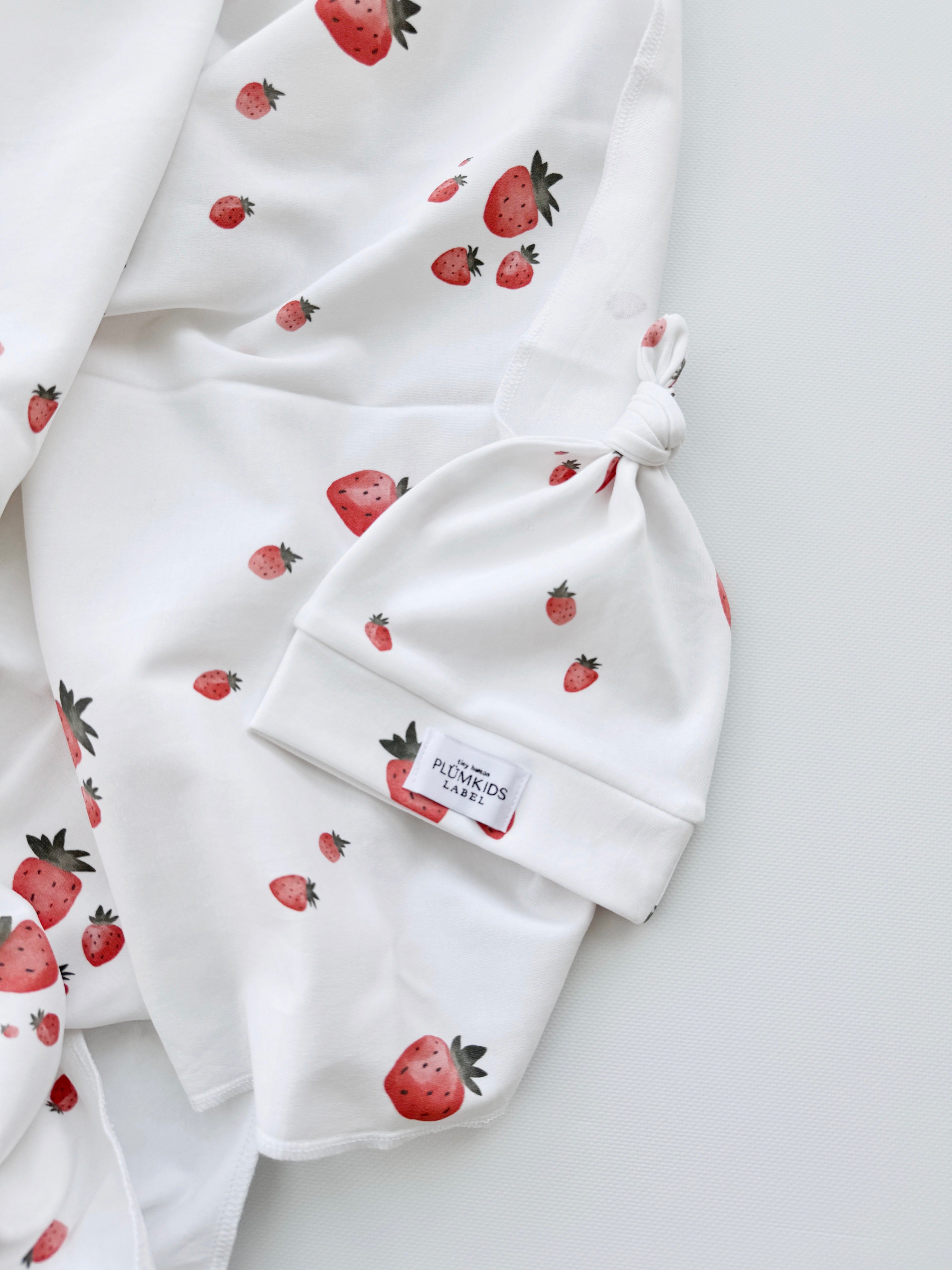 baby swaddle & hat