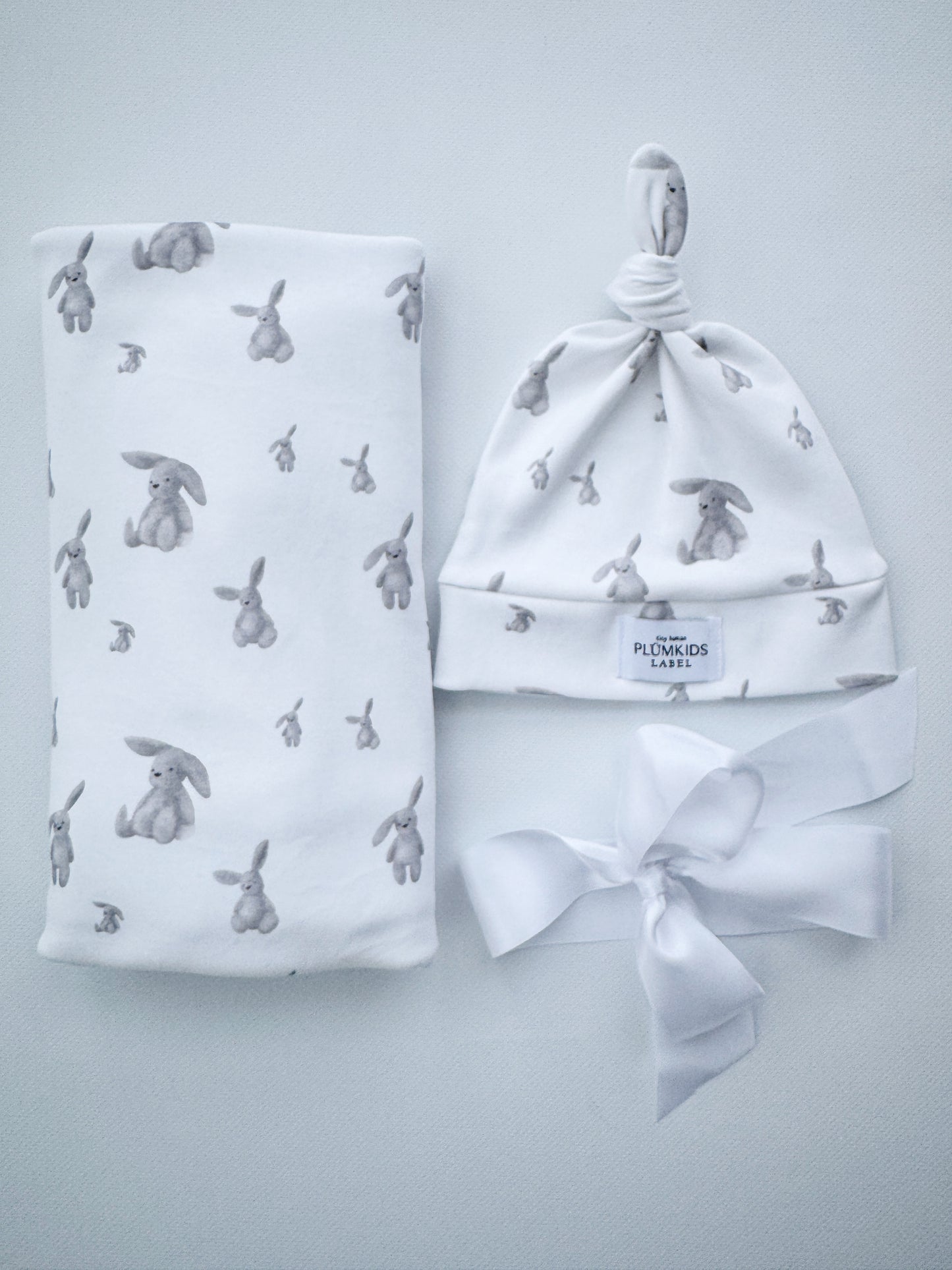 baby swaddle & hat