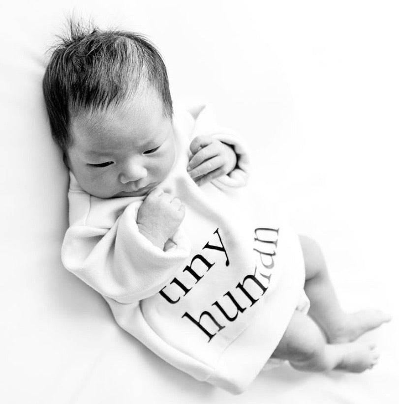 tiny human fleece sweater | natural