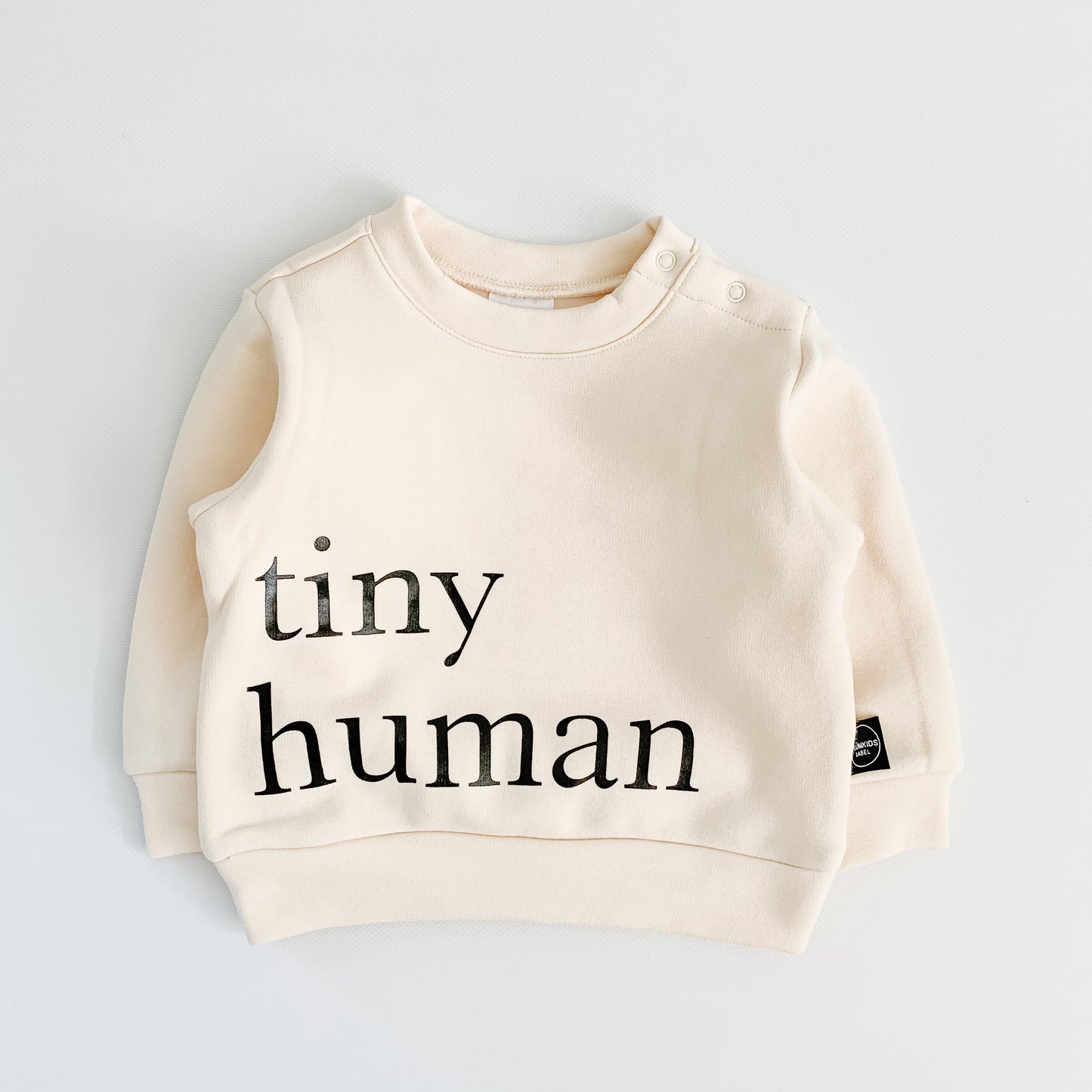 tiny human fleece sweater | natural