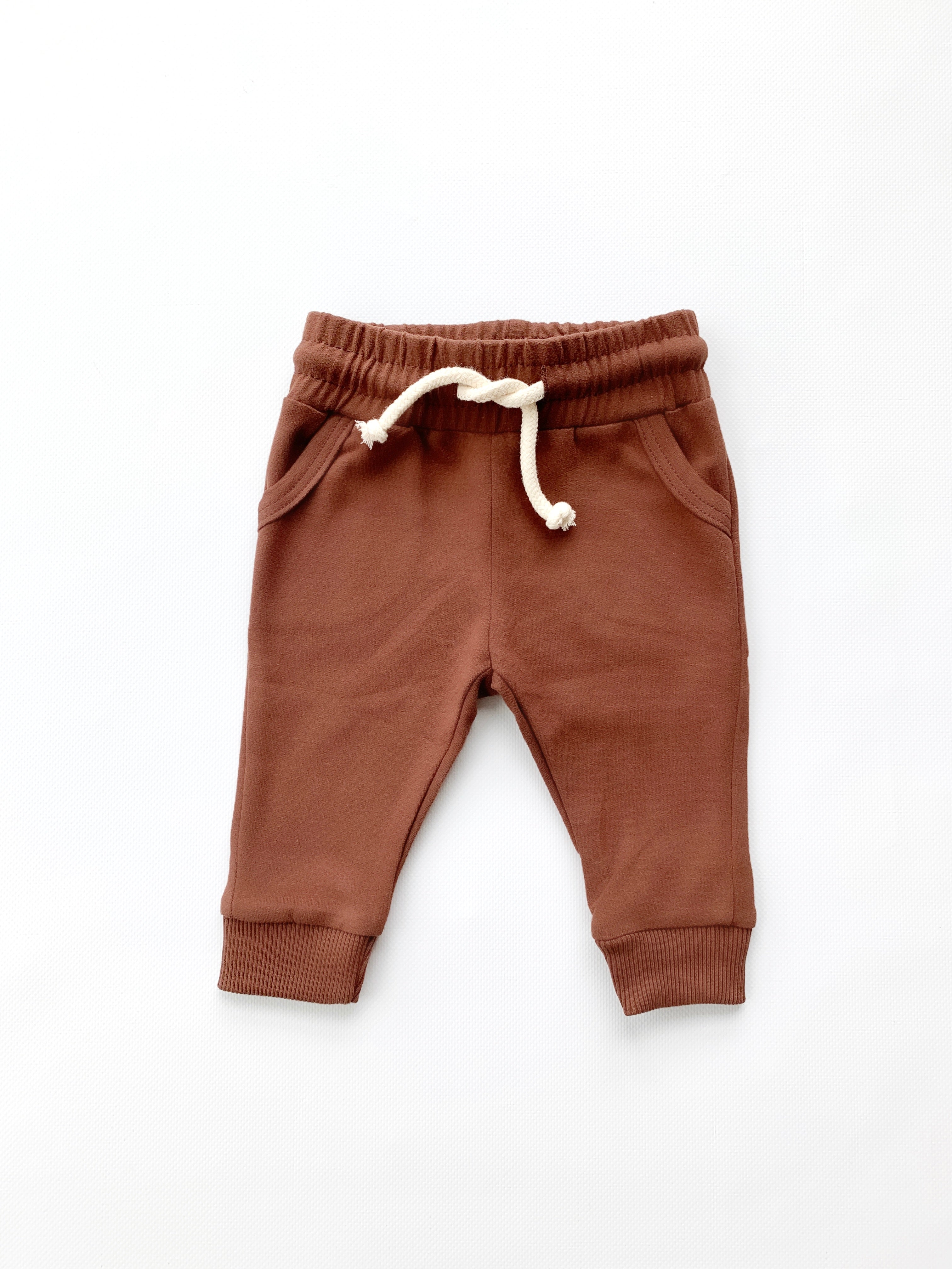 ORGANIC COTTON PANTS | brown